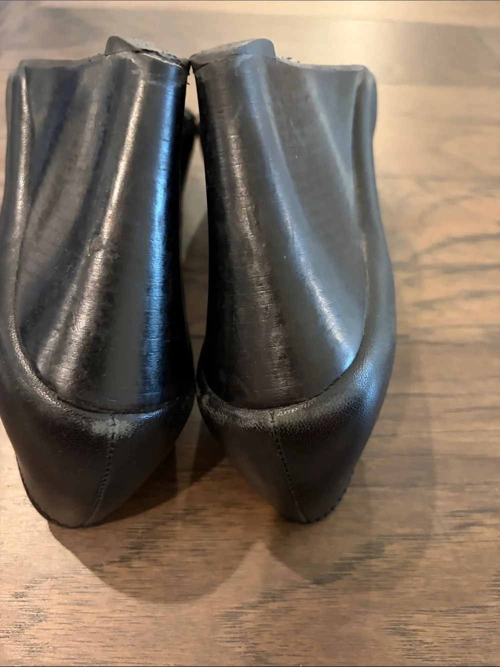 Tory Burch Black Wedge Heels Sz 7.5